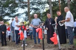 Poświęcenie terenu pod budowę w toruńskiej parafii św. Andrzeja