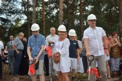 Poświęcenie terenu pod budowę w toruńskiej parafii św. Andrzeja