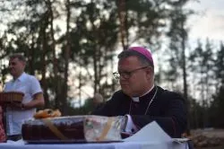Poświęcenie terenu pod budowę w toruńskiej parafii św. Andrzeja