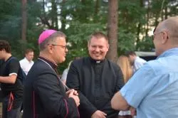 Poświęcenie terenu pod budowę w toruńskiej parafii św. Andrzeja