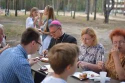 Poświęcenie terenu pod budowę w toruńskiej parafii św. Andrzeja