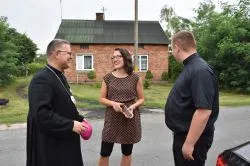 Bp Wiesław odwiedził pielgrzymów