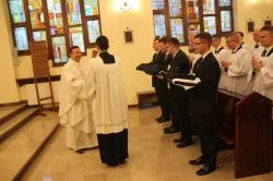 Obłóczyny w toruńskim seminarium
