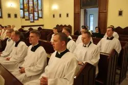 Obłóczyny w toruńskim seminarium