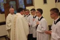 Obłóczyny w toruńskim seminarium