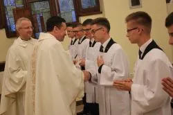 Obłóczyny w toruńskim seminarium