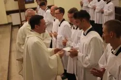 Obłóczyny w toruńskim seminarium