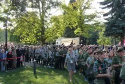 Odsłonięcie pomnika Pamięci Ofiar Zbrodni Pomorskiej 1939