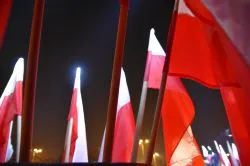 Apel pod pomnikiem marszałka Józefa Piłsudskiego