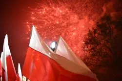 Apel pod pomnikiem marszałka Józefa Piłsudskiego