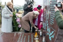 Poświęcenie symbolicznego grobu Błogosławionych Męczenników Działdowskich