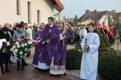 Poświęcenie symbolicznego grobu Błogosławionych Męczenników Działdowskich