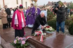 Poświęcenie symbolicznego grobu Błogosławionych Męczenników Działdowskich