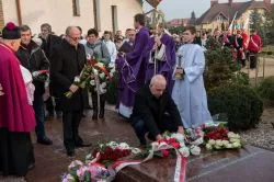Poświęcenie symbolicznego grobu Błogosławionych Męczenników Działdowskich