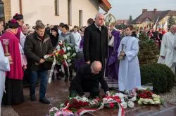Poświęcenie symbolicznego grobu Błogosławionych Męczenników Działdowskich