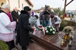 Poświęcenie symbolicznego grobu Błogosławionych Męczenników Działdowskich