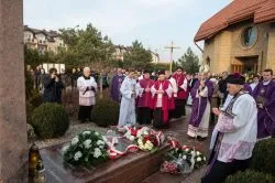 Poświęcenie symbolicznego grobu Błogosławionych Męczenników Działdowskich