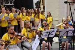 Msza św. rozpoczynająca obóz Fundacji Dzieło Nowego Tysiąclecia