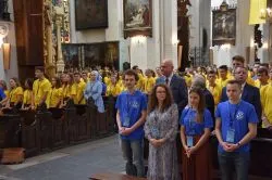 Msza św. rozpoczynająca obóz Fundacji Dzieło Nowego Tysiąclecia