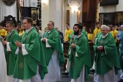 Msza św. rozpoczynająca obóz Fundacji Dzieło Nowego Tysiąclecia
