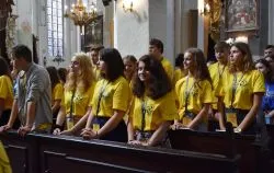 Msza św. rozpoczynająca obóz Fundacji Dzieło Nowego Tysiąclecia