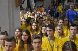 Msza św. rozpoczynająca obóz Fundacji Dzieło Nowego Tysiąclecia