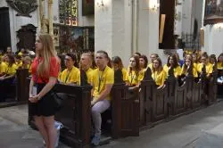 Msza św. rozpoczynająca obóz Fundacji Dzieło Nowego Tysiąclecia