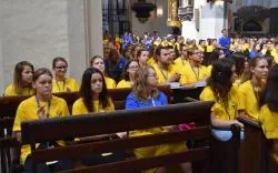 Msza św. rozpoczynająca obóz Fundacji Dzieło Nowego Tysiąclecia