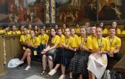 Msza św. rozpoczynająca obóz Fundacji Dzieło Nowego Tysiąclecia