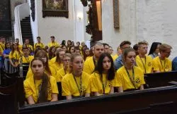 Msza św. rozpoczynająca obóz Fundacji Dzieło Nowego Tysiąclecia