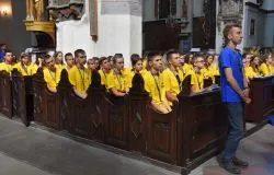 Msza św. rozpoczynająca obóz Fundacji Dzieło Nowego Tysiąclecia