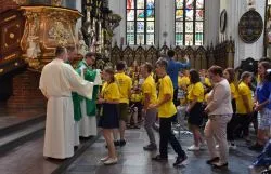 Msza św. rozpoczynająca obóz Fundacji Dzieło Nowego Tysiąclecia