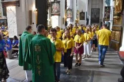Msza św. rozpoczynająca obóz Fundacji Dzieło Nowego Tysiąclecia