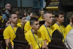 Msza św. rozpoczynająca obóz Fundacji Dzieło Nowego Tysiąclecia