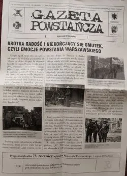75. rocznica wybuchu Powstania Warszawskiego