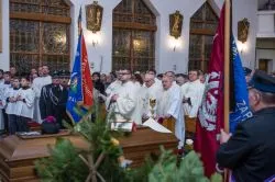 Pożegnanie śp. ks. kan. Alfonsa Bernarda Barzowskiego