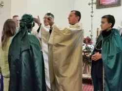 Orszak i kolędnicy w Jabłonowie