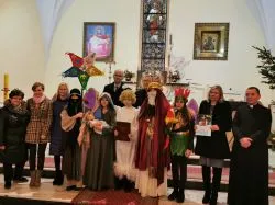 Orszak i kolędnicy w Jabłonowie