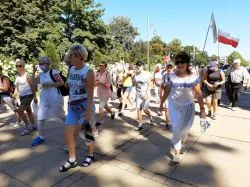 Wejście pielgrzymów na Jasną Górę