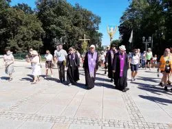 Wejście pielgrzymów na Jasną Górę