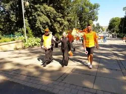 Wejście pielgrzymów na Jasną Górę
