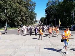 Wejście pielgrzymów na Jasną Górę