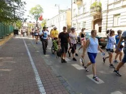 Wejście pielgrzymów na Jasną Górę