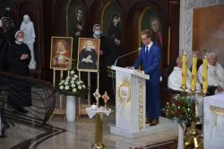 Wprowadzenie relikwii św. Elżbiety Węgierskiej i bł. Marii Luizy Merkert