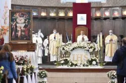 Obraz Świętej Rodziny w Sanktuarium Miłosierdzia Bożego