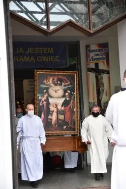 Obraz Świętej Rodziny w Sanktuarium Miłosierdzia Bożego