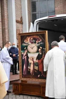 Obraz Świętej Rodziny w Sanktuarium Miłosierdzia Bożego