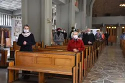 Pożegnianie obrazu Świętej Rodziny u Michalitów