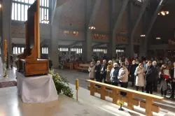 Pożegnianie obrazu Świętej Rodziny u Michalitów