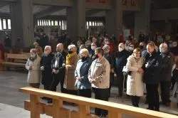 Pożegnianie obrazu Świętej Rodziny u Michalitów